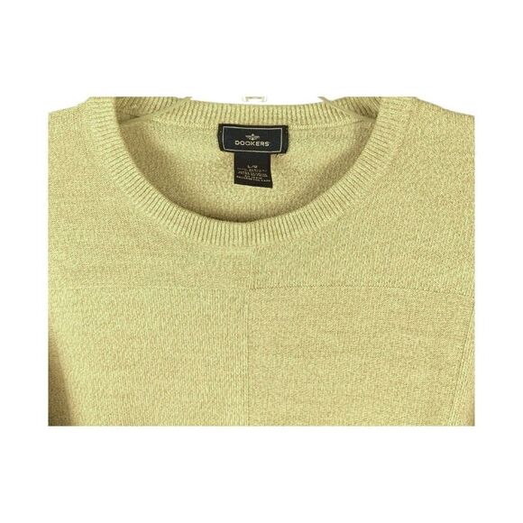 Docker's Men's Sweater Beige Knit‎ Style, Crewneck, Size Large - Picture 4 of 5